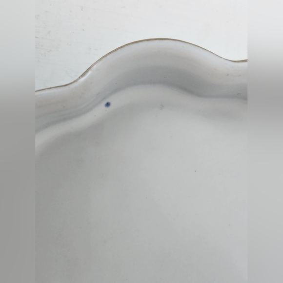 Denby Colonial Blue 8" Fluted Flan/Pie Dish - Picture 2 of 3